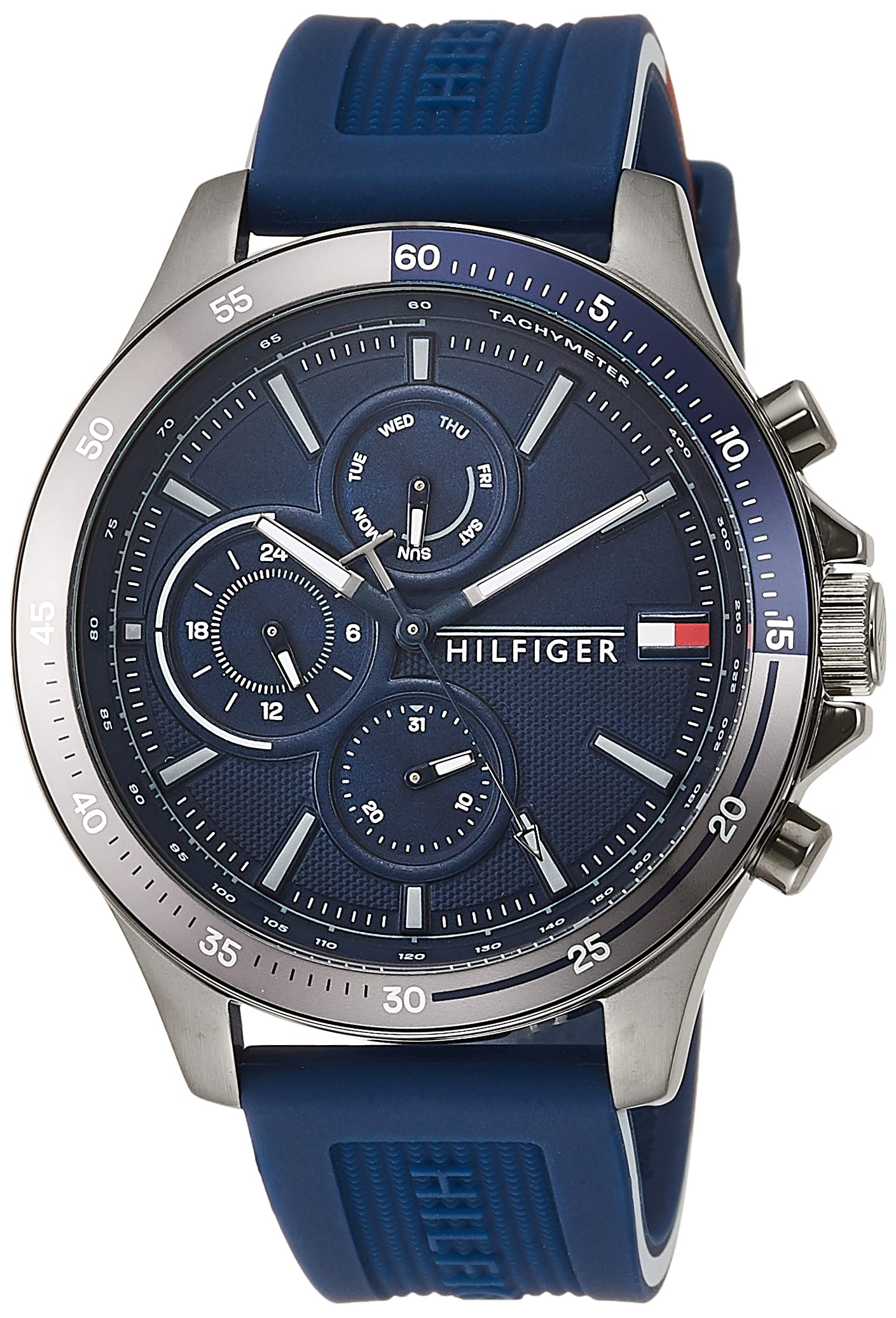 Tommy Hilfiger BANK 1791721 Blue Watch Men s [Used]