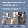 Replacement Handheld Shower Head Hose Explosion-proof Silicone Spray Water Pipe Flexible Anti Winding Shower Extension Tube