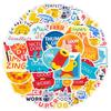 50 Reward Series Waterproof Graffiti Stickers for Water Bottles & Suitcases