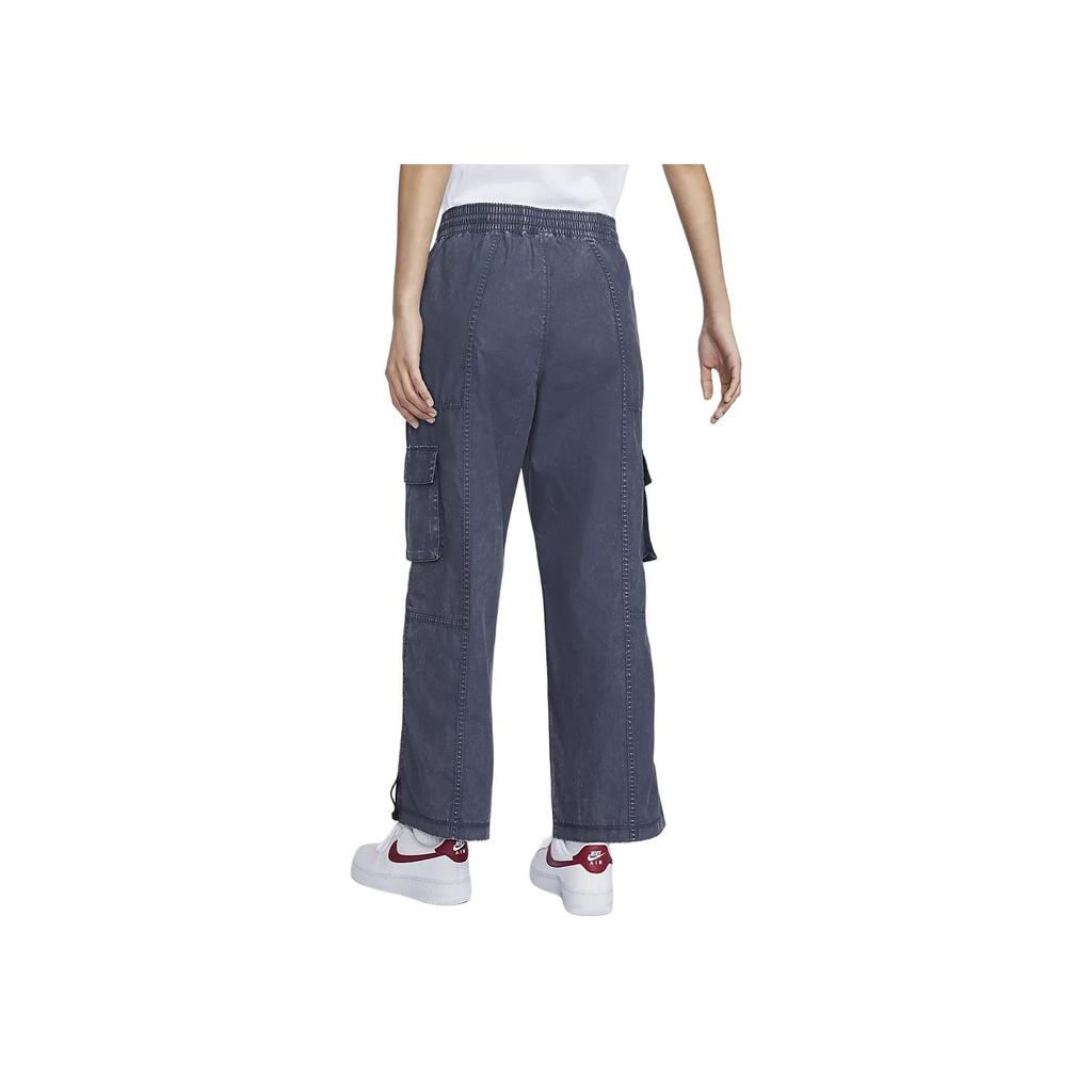 Nike Vêtements de sport Tissé Logo Brodé Sergé Lavé Pantalon Cargo Femme Bleu Éclair HF6290449