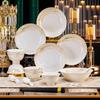 Jingdezhen Ceramic Dinnerware Set - Light Luxury Style