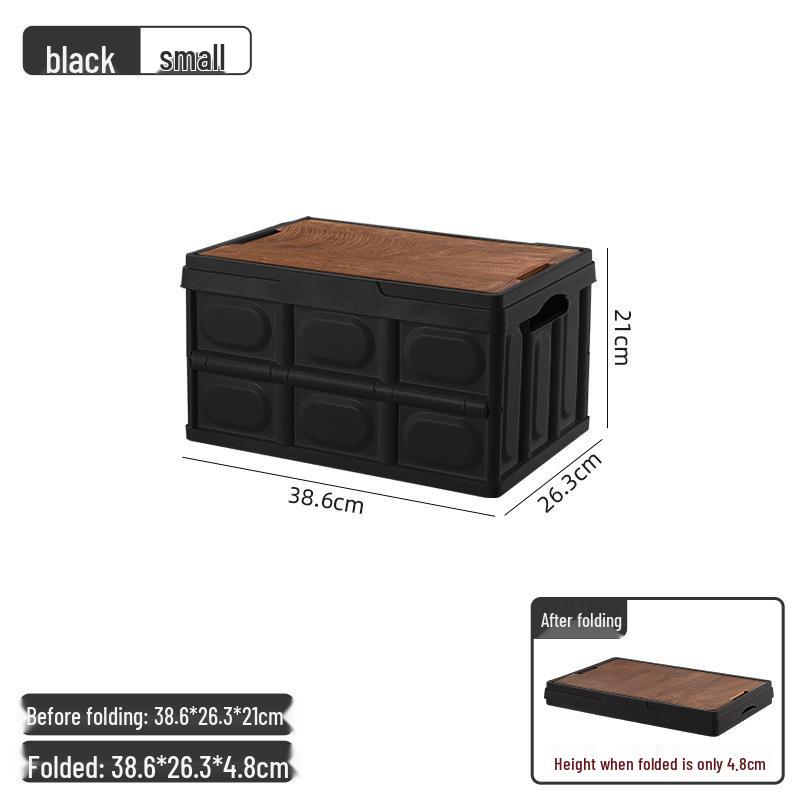 Golden Cat Outdoor Folding Storage Box for Camping & Car Trunk