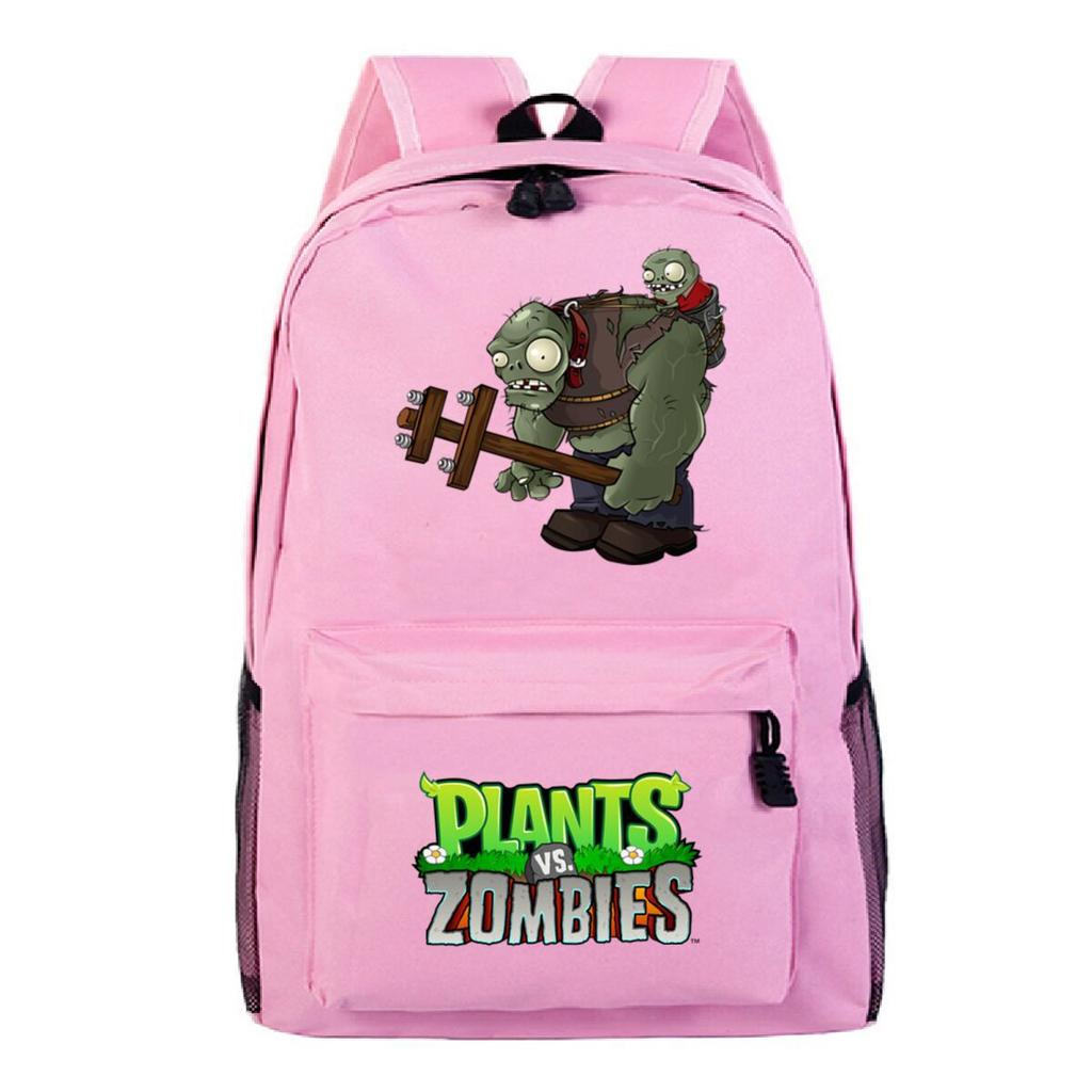 Game Merchandise Plants Vs. Zombies School Bag Casual Simple Backpack