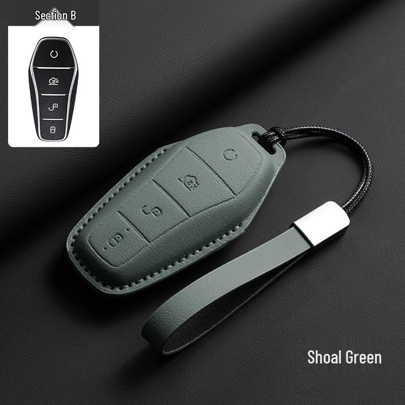 BYD EV Premium Key Case for Han, Qin Plus, Song Pro, Tang, Dolphin, E9, Seal Models