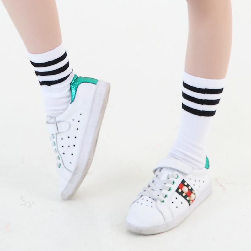 Kids Hip Hop Socks Fashion Sports One size fits all for children белый