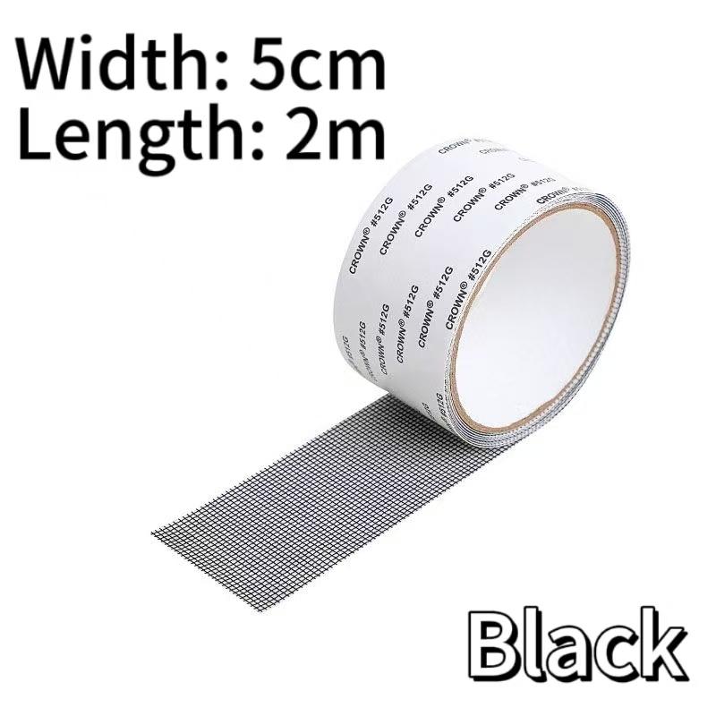 Window Mosquito Net Repair Tape Self-Adhesive Window Screen Repair Patch Strong Anti-Insect Fly Mesh Broken Holes Repair Tape