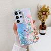 Electroplating Laser Flower Imd Suitable for Samsung S25 Ultra Mobile Phone Case A16 Full Cover Anti Fall S24plus