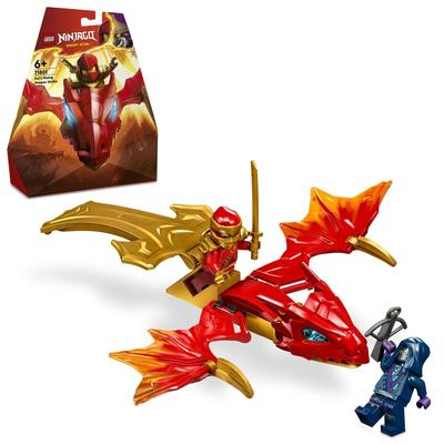 LEGO Ninjago Rising Dragon Toy Present Birthday Block Educational Christmas Boys Girls Children 6 Years Old 7 Years Old 8 Years Old Battle Robot 71801