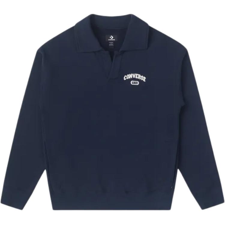 

Новая толстовка Converse Унисекс Темно-синий 10027961-A02 XL