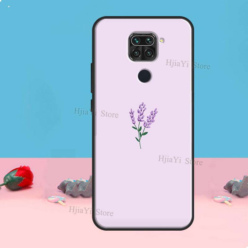 Minimalist Aesthetic Flower Case For Redmi Note 8 9 10 11 12 Pro Plus 10S 11S 12S Cover For Redmi 9C 10A 10C 12C Coque