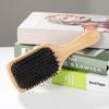 Nanzhu Pig Bristle Cushion Comb - Large Oval Scalp Massage Airbag Hairbrush