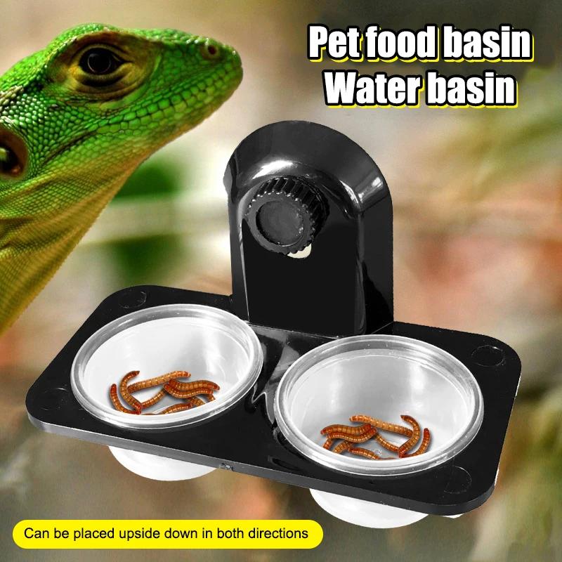 Reptile Terrarium Breeding Bowl Ideal Spider Ant Nest Geckos And Snakes Feeders Water & Food Feeding Box