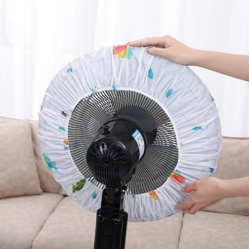 Universal Floor-Standing Electric Fan Cover, Full Coverage Home Fan Sleeve