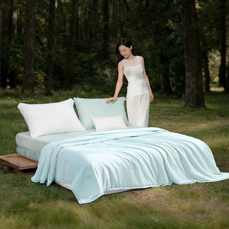 Mercure Home Textiles Camellia Lyocell Washable Tussah Silk Quilt