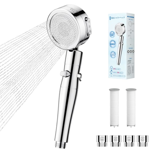 Eaimiu Shower Head [2024 Ultimate Improved Model] Water-Saving, Chlorine-Removing Shower, 3-Level Mode, Disassembly for Cleaning, High and Low Pressur