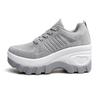 New Women's Mesh Breathable Thick Sole Heightening Comfortable Wear-resistant Women's Casual Fashion Shoes