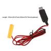 USB 5V to 1.5V Power Converter AA Battery Eliminators Replace 1Pcs 1.5V AA