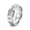 Fashion Roman Numerals Rotatable Ring Trendy Men Literary Young Students Jewelry Creative Men Cool Ring 2026
