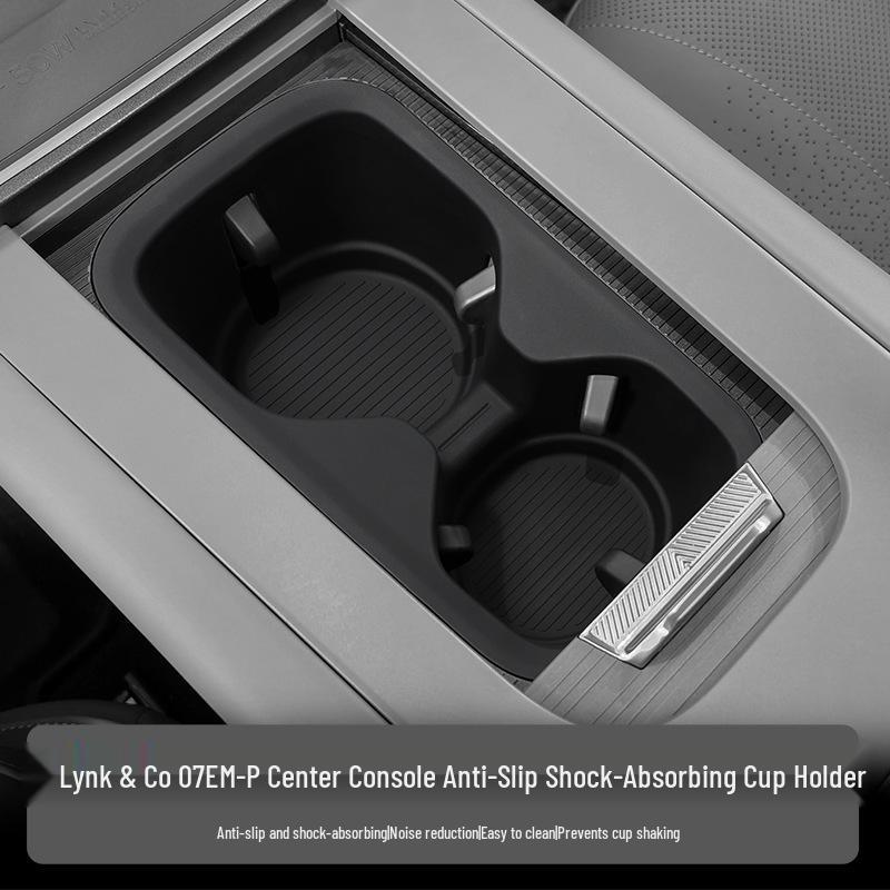 Lynk&Co 07EM-P Silicone Cup Holder Cover: Anti-Slip Protection for Car Interior