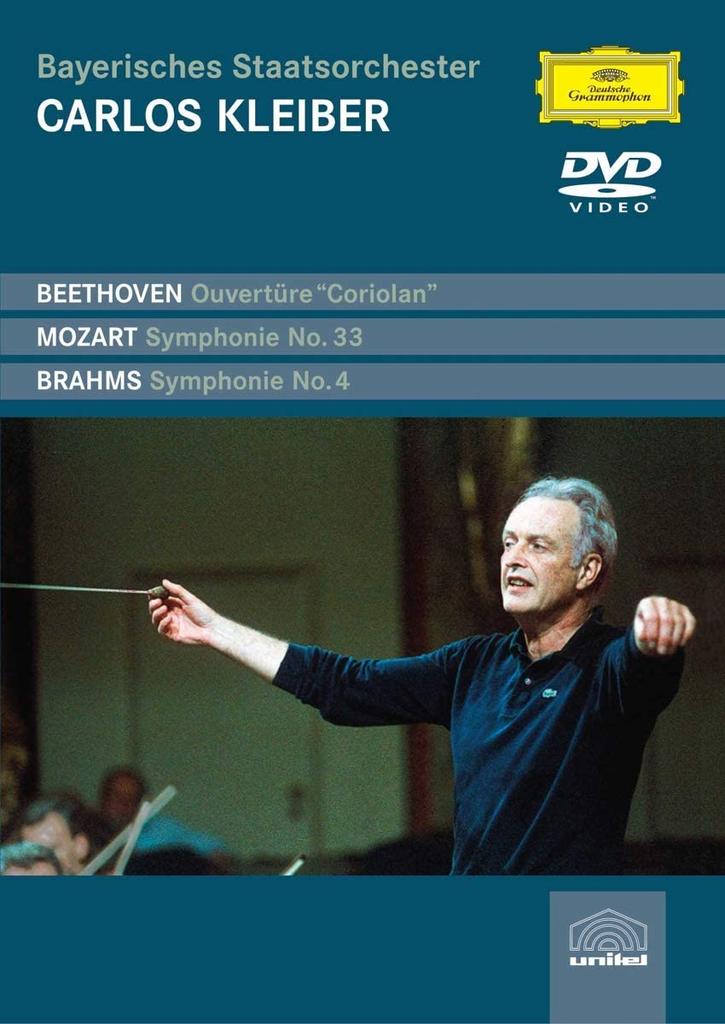 DVD ARLOS KLEIBER:CIRIOLAN OVTR / SYMP  - Carlos Kleiber:Ciriolan Ovtr / Symp 004400734017 EU Classical Used
