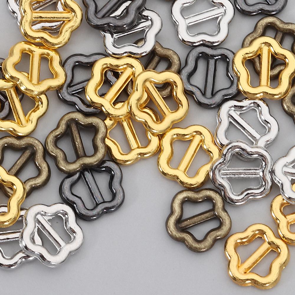 100pcs Newest Tri-glide Belt Buckle Mini 3mm Bags Buckles DIY Ultra-small Small Strap Buckles Buttons Shoes Accessories