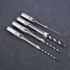 4pcs 6.4/8/9.5/12.7mm Square Hole Drill Bits Square Hole Mortising Chisel  Woodworking