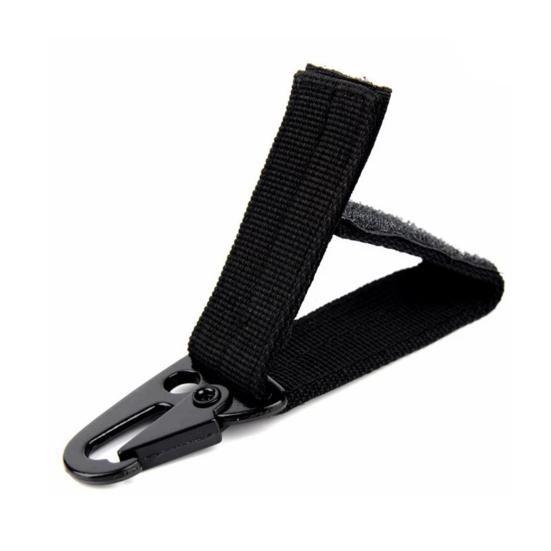 Outdoor Multi-purpose Nylon Webbing Buckle Portable Heavy Duty Adjustable Fastener Tape Camping Hiking Backpack Waist Hanging Keychain Rope