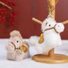 1Pc Horse Keychain New Year Packaging Decoration Festival Gift Ornament Cartoon Pendant Plush Keychain Car Keychain