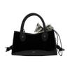 Borsa cosmetica/necessaire Armani [Borsa Personalizzata] Nero Retrò Intelligente Semplice Nicchia di Alta Gamma Autunno Inverno alla Moda per il Pendolarismo Donna nero retrò arte