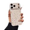 Floral kitten is suitable for iPhone17promax mobile phone case Apple 16pro new 15pro niche 14 leather pattern