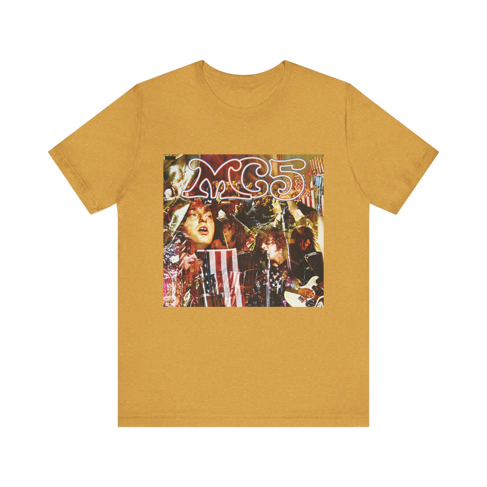 MC5 Kick Out the Jams Classic Album Yellow Unisex T-shirt Size S-5XL S