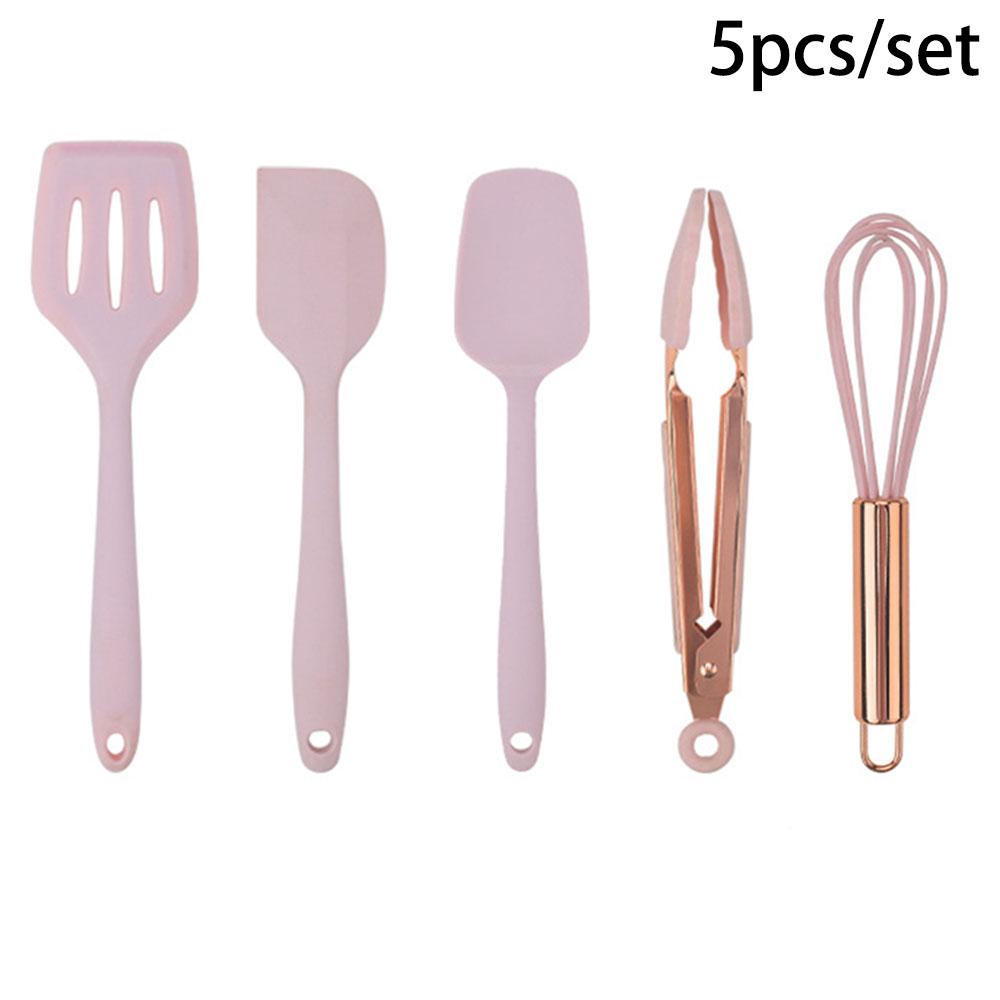 Buy 5pcs Kitchen Silicone Cooking Utensils Set Non Stick Spatula Baking Tools At Affordable Prices Price 13 Usd Free Shipping Real Reviews With Photos Joom