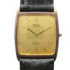 SEIKO Dolce Watch Quartz Leather Strap Gold Color 6730-5180 GY18/ MQ Men's