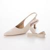 IVE Women's IVE Pumps with 2-Way Removable Ribbon Back Strap, Size 23.5 Cm