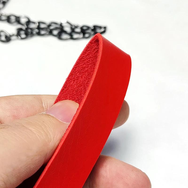 Gothic style leather sex collar SM binding props couple training instruments adult sex products