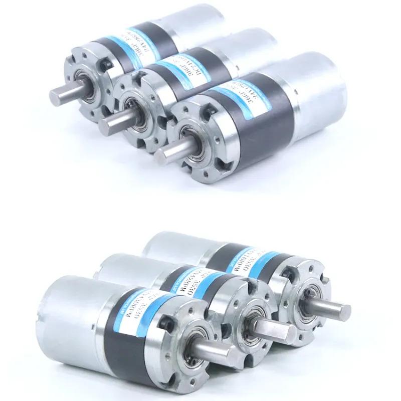 36mm DC Planetary Gear Motor 12v 24v Shaft Diameter 6mm/8mm 36GP-3530 Adjustable Speed Can CW CCW Electric Motor