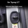 For Xpeng G7 Silicone Door Lock Latch Cover, Door Lock Protective Cover, Shock Absorption and Cushioning Door Lock Latch Pad