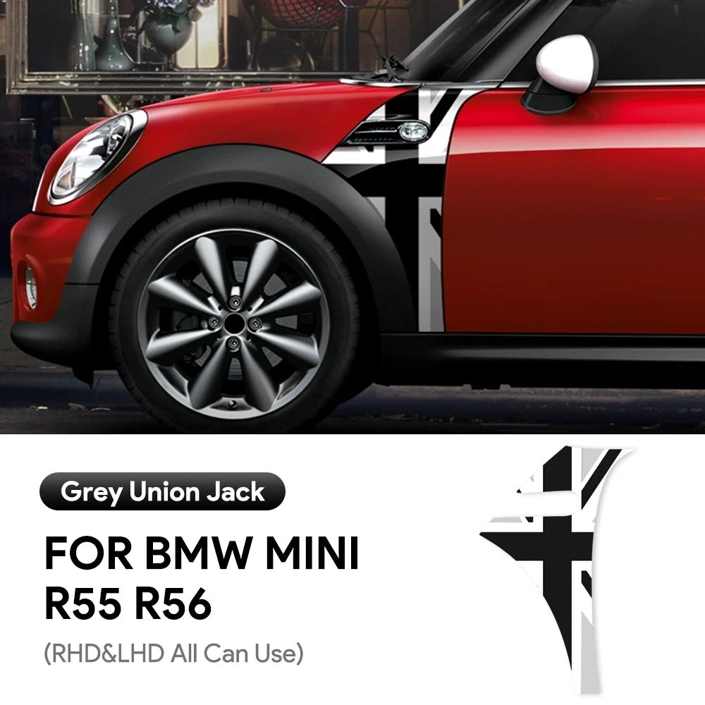 2 ks/Sada pro Mini Cooper R55 R56 R61 R60 Countryman Blatník Boční Mřížka Ozdoba Dekorace Samolepka Doplňky do Auta Auto-Styling