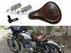 Fit For Royal Enfield Classic 350cc 500cc Front and Rear Leather Seat Brown