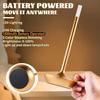 LED Candlelight Camper Table Lamp Rechargeable Touch Night light For Home Descoration Dinner Creative Atmosphere Desk lamp