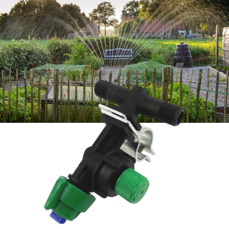 2PCS High Efficiency Mists Sprayer With Uniform Coverage Clamps On Hose Nozzle For Farming And Gardening