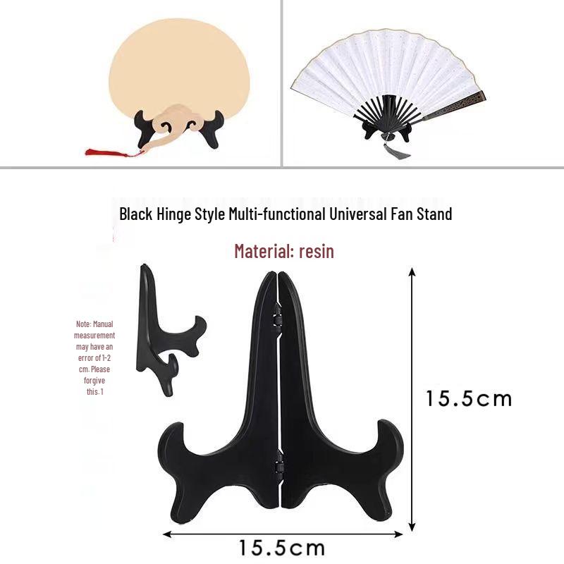Detachable Resin Fan Display Stand with Hinge for Round Folding Fans