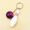Novelty Bowling Ball Keychain Fashionable Bowling Ball Keychain Eye Catching Keychain for Added Convenience & Fun