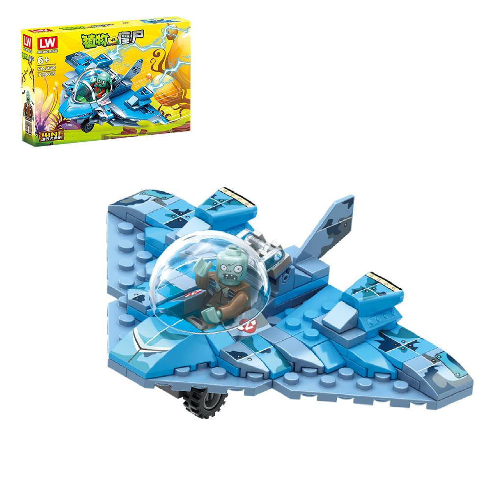 Non-Toxic Plants Vs Zombies Game Building Blocks Toy Pvz Replanted Edition Figure Diy Creative Bricks Toy Gift For Children Kids Blind Box