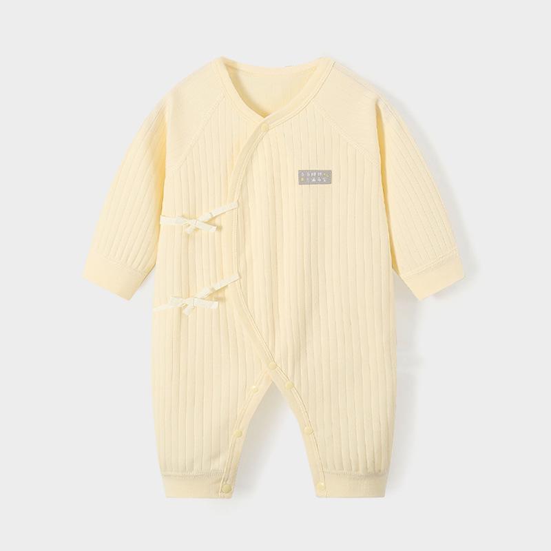 Unisex Newborn Long Sleeve Cotton Bodysuit for All Seasons