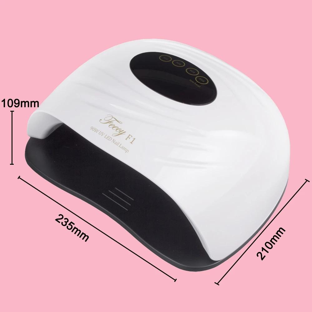 90W Nail Dryer Lamp Uv Led Lamp For Nails Manicure Curing All Types Gel Varnish Ice Drying Dryer Lamp Nail Salon Tool Lampe Uv