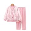 Thickened Flannel Mother-Daughter Suit for Autumn/Winter - Medium & Large Sizes