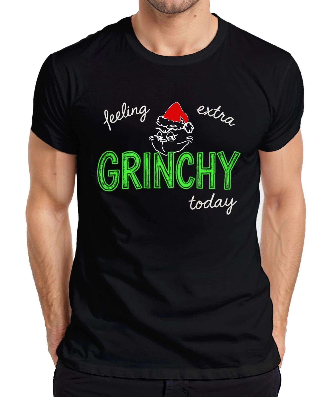 feeling extra GRINCHY today Weihnachten Grinch lustig sarkastisch Herren T-Shirt S