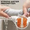 Double-Sided Silver Fabric Dishcloth Dish Towel Absorbent Non-Stick Oil Dish Rag Housework Cleaning Oil Removal Kitchen Cleaning