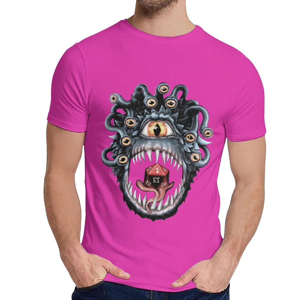 Unisex T Shirt In The Beholder D20 Men T Shirt Dice Critical Comfortable Sale